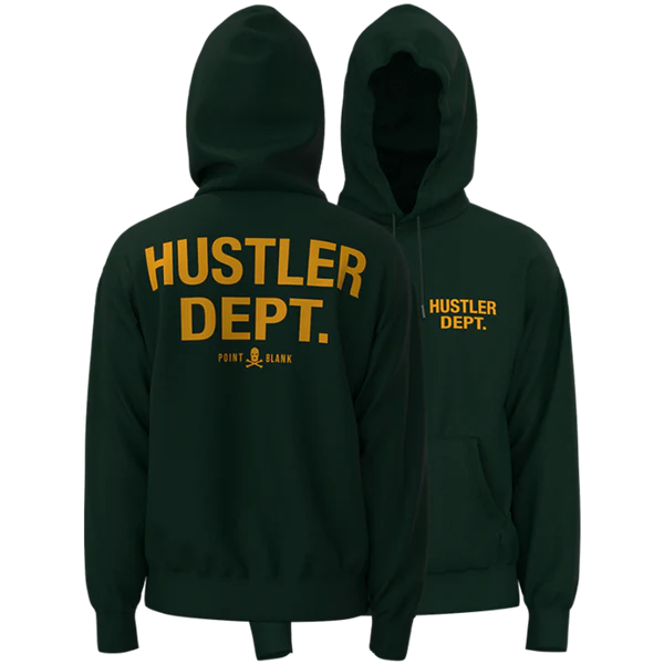 HUSTLER DEPT. HOODIE green