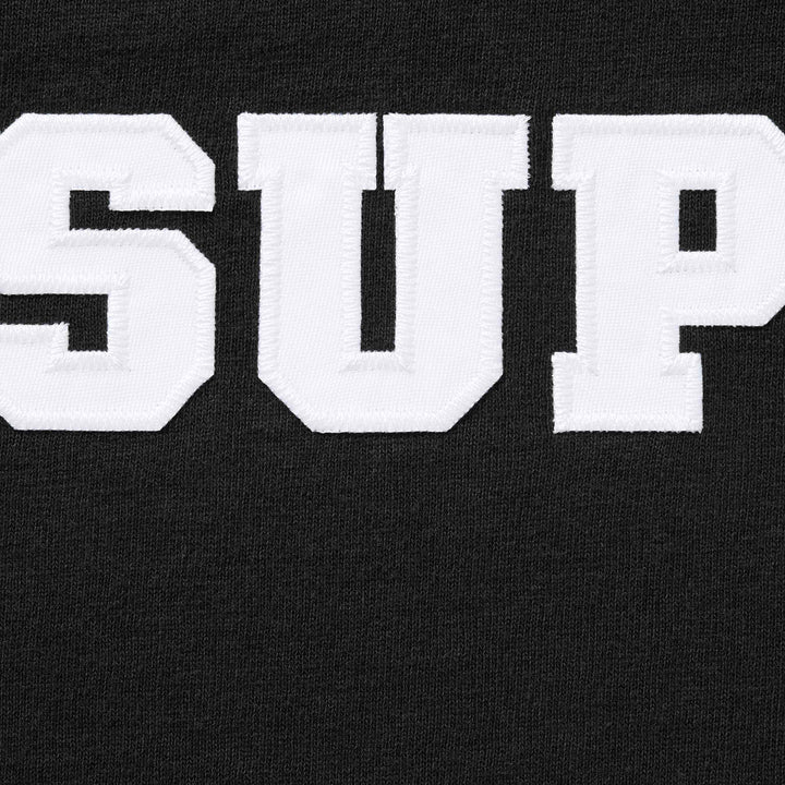 Collegiate Appliqué Short-Sleeve Top 'Black'