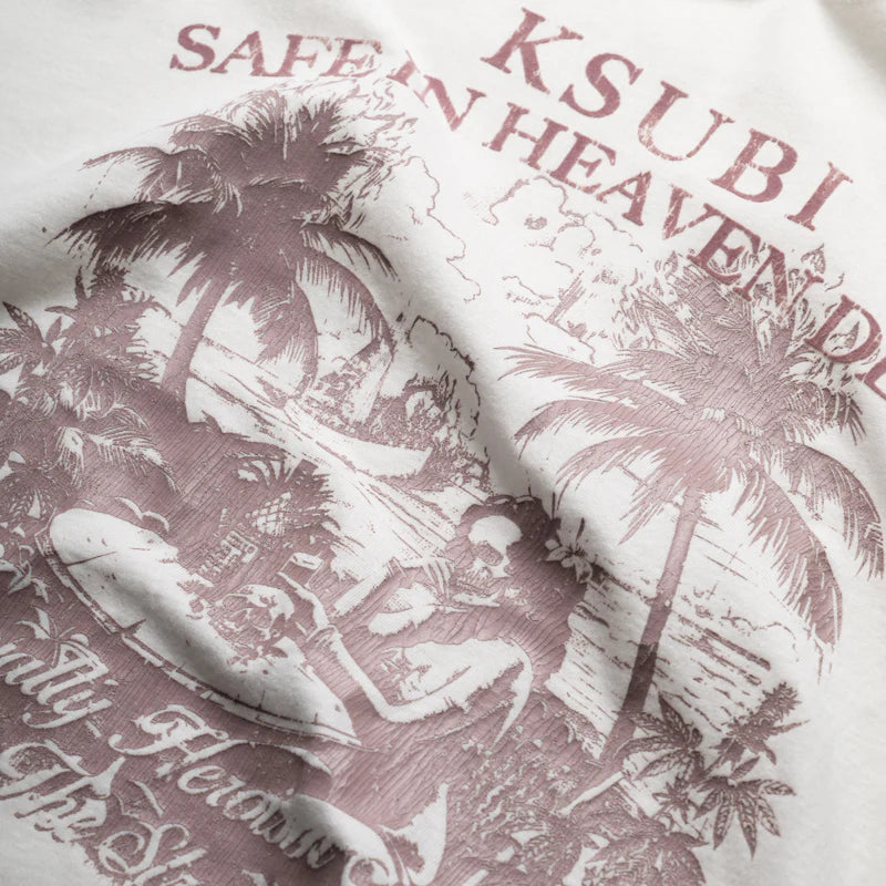Paradiso Cut Off Tee Vintage White