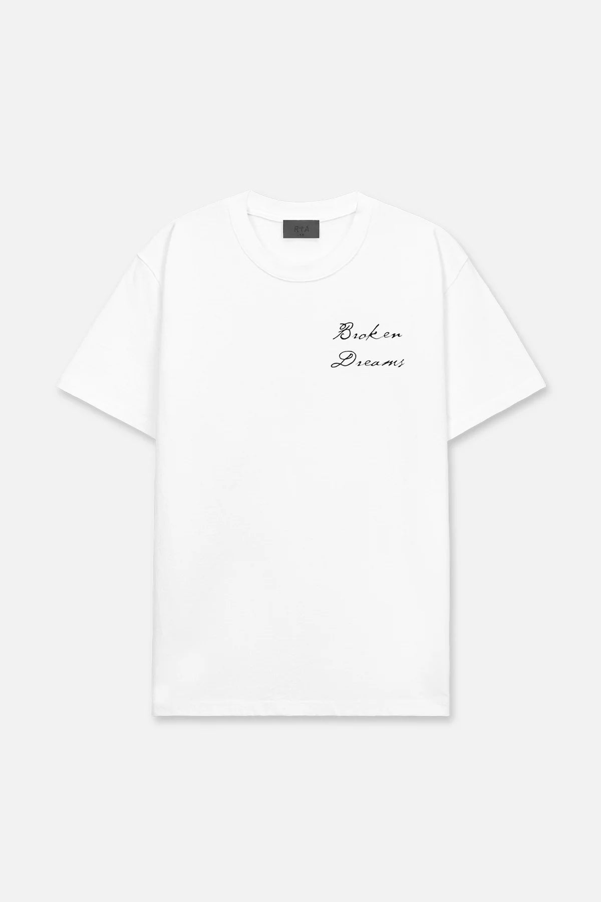 LIAM TEE | WHITE COLLEGIATE BROKEN DREAMS