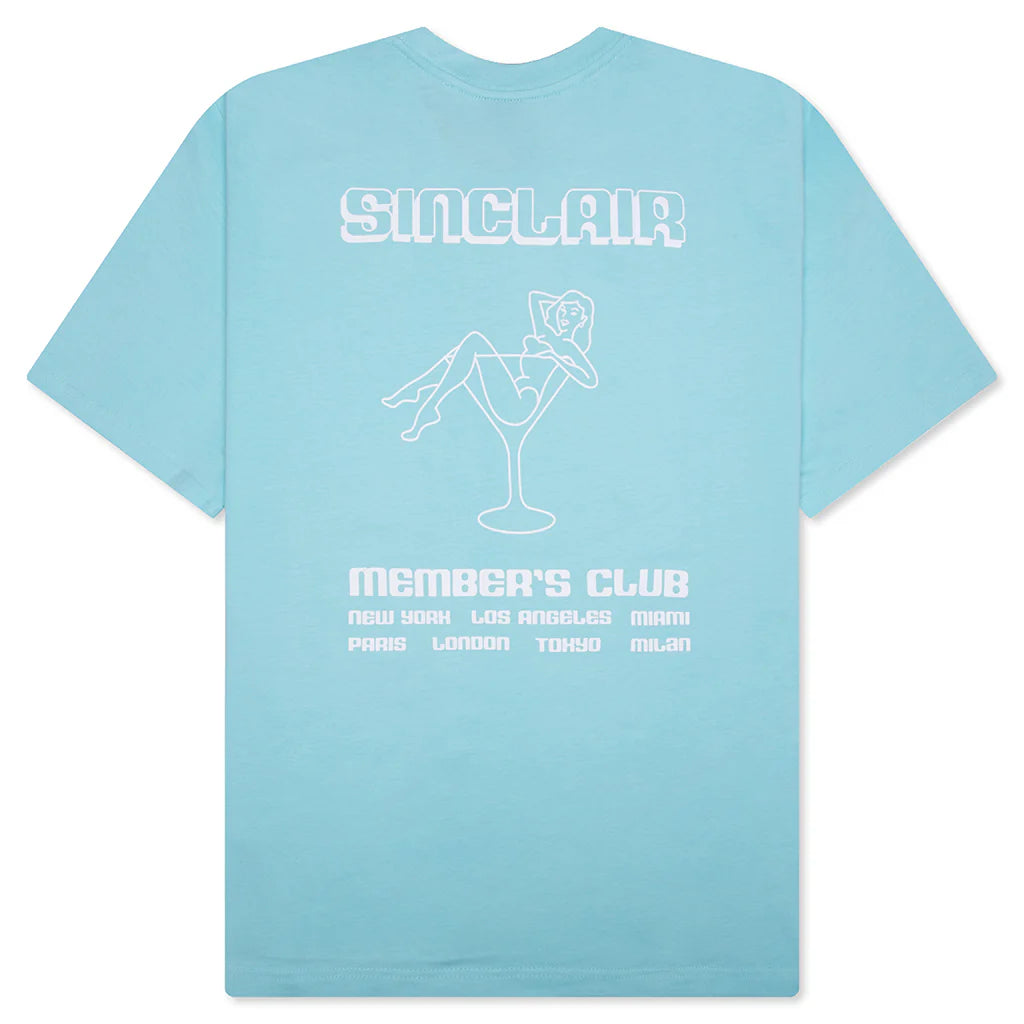 Sinclair Members Club Tour Tee - Light Blue