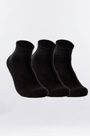 Men's Athletic Ankle Socks(Black)