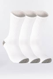 Men's Athletic Crew Socks (white)