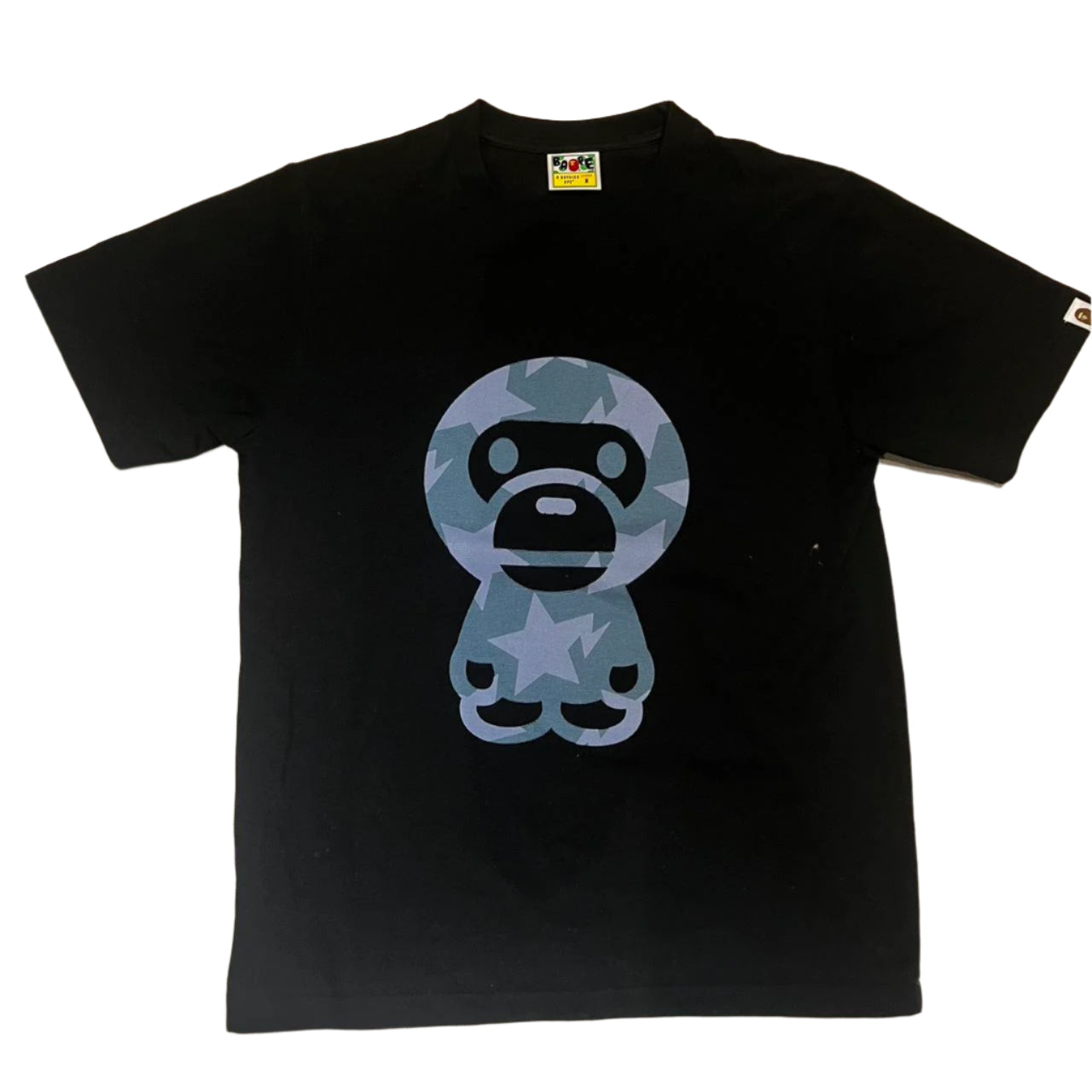 A BATHING APE Honeycomb Camo Baby Milo Tee (Women)