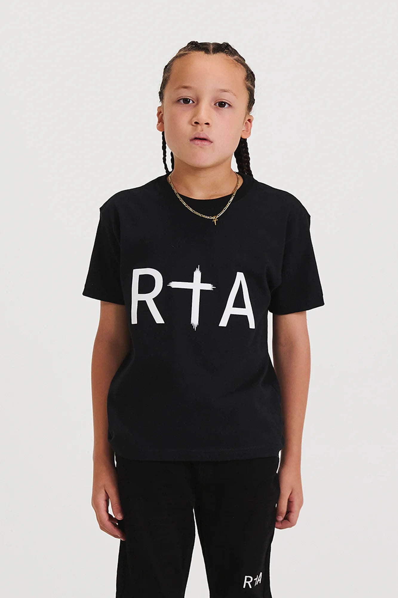 KIDS EDSON SHORT SLEEVE TEE | BLACK RTA