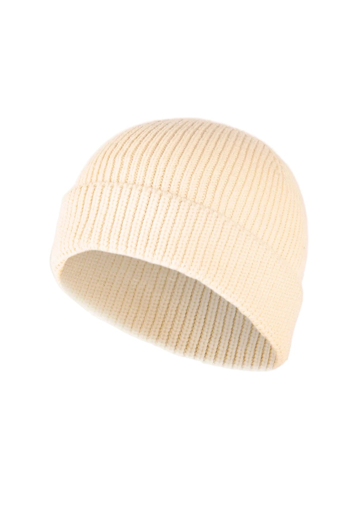 Wool Blend Beanie ( cream)