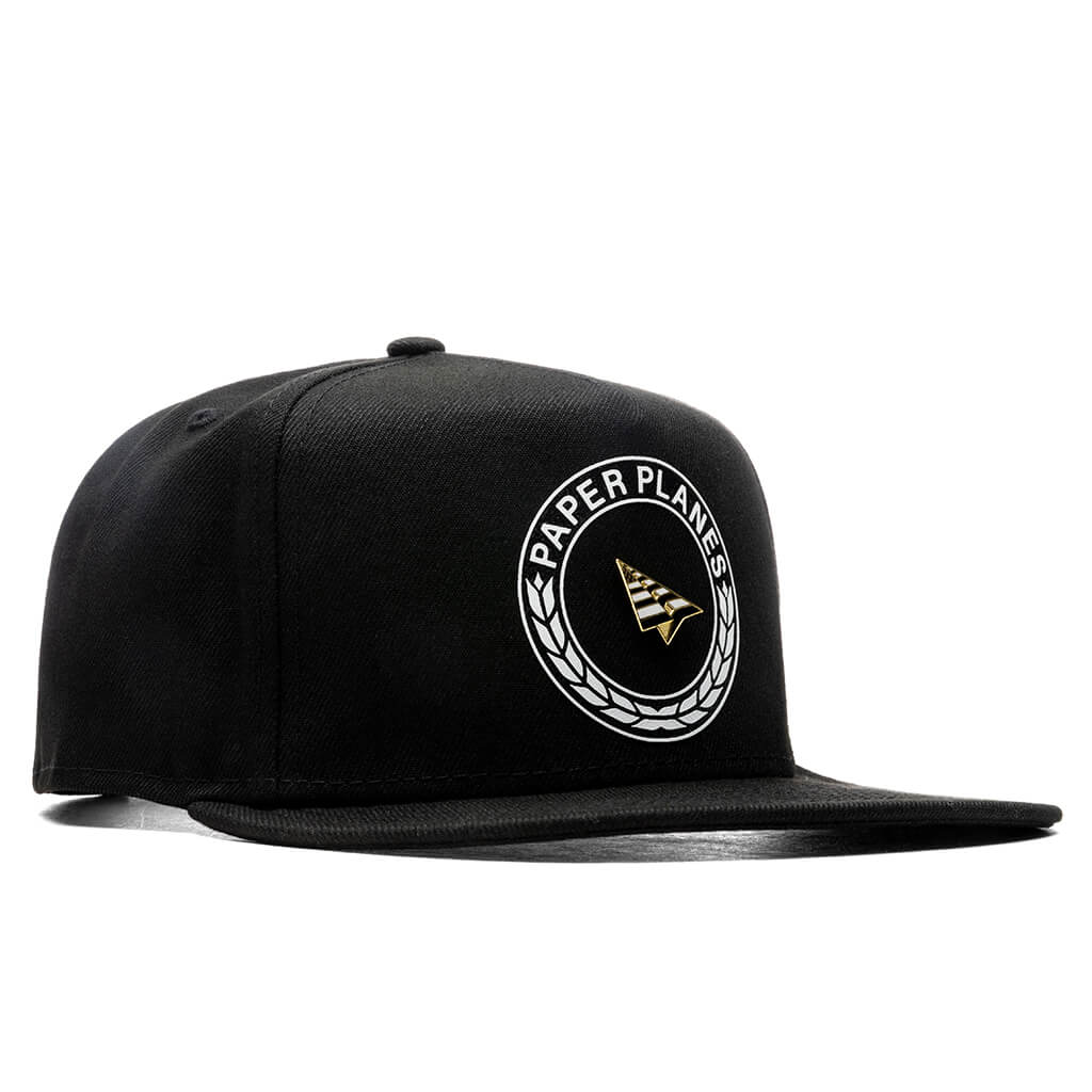 First Class Old School Snapback - Black