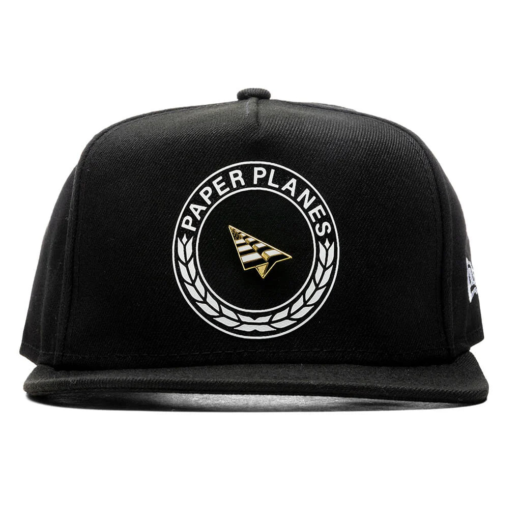 First Class Old School Snapback - Black