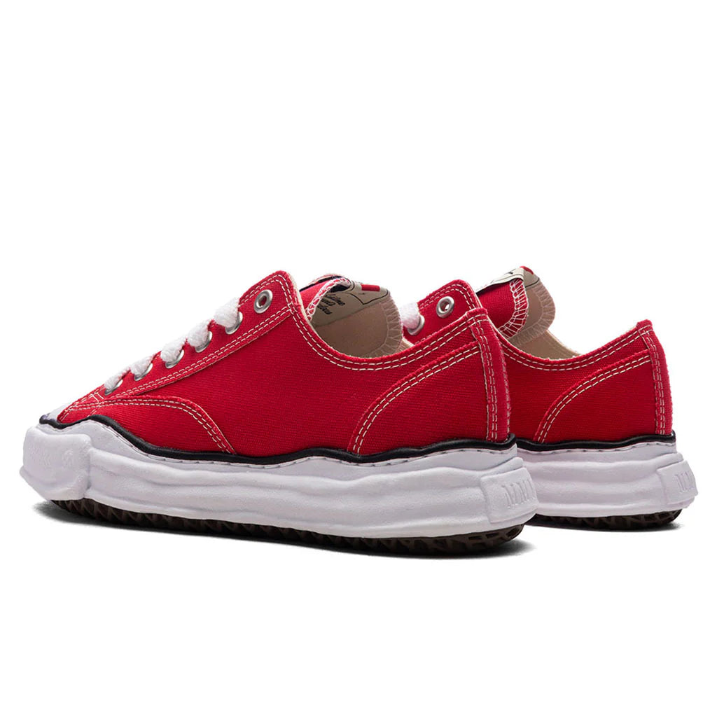 "PETERSON" OG Sole Canvas Low-top Sneaker - RED