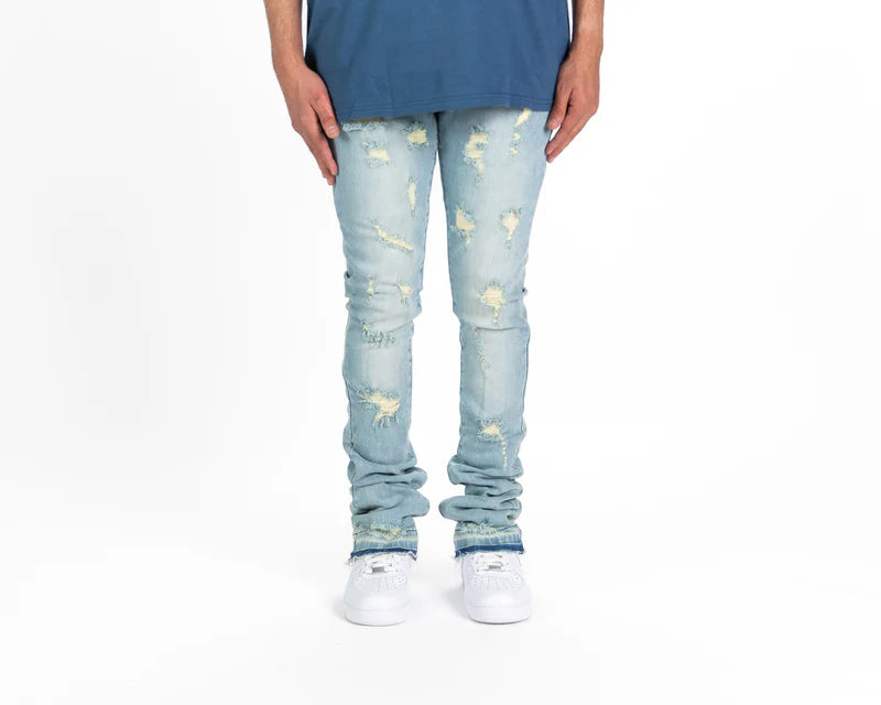 NOW OR NEVER" FLARE STACK DENIM – P H E E L I N G S