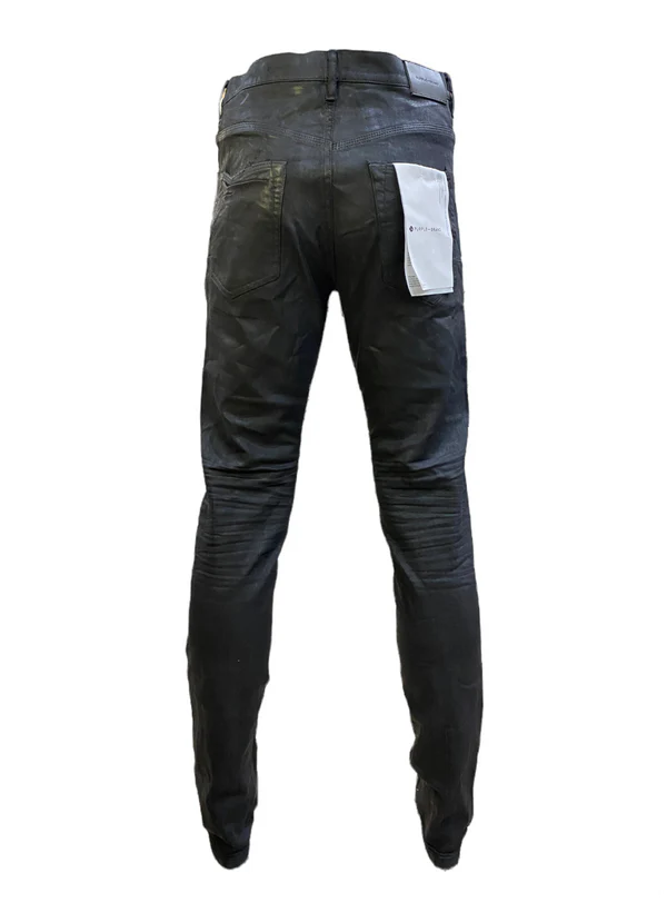 Purple Brand Center Front Hem in Black