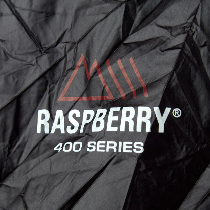 GV Gallery Raspberry Hills Raspberry BLACK GARBAGE BAG JACKET
