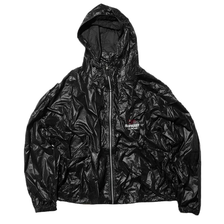 GV Gallery Raspberry Hills Raspberry BLACK GARBAGE BAG JACKET