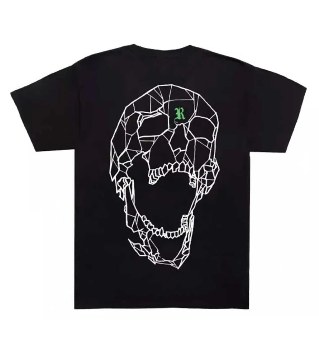 Revenge Green Spider Arch Tee Black