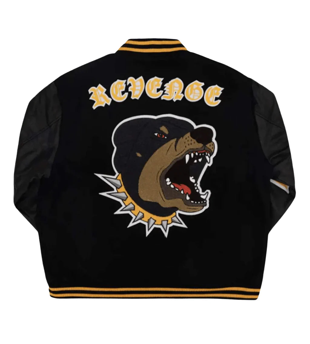 Revenge Men's Black and Yellow Jacket