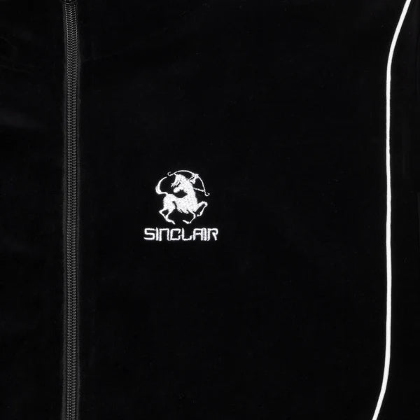 Sinclair Velour Piping Jacket Black