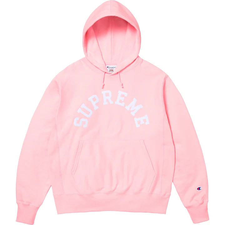 Supreme Champion Hooded Sweatshirt (SS25) Pink