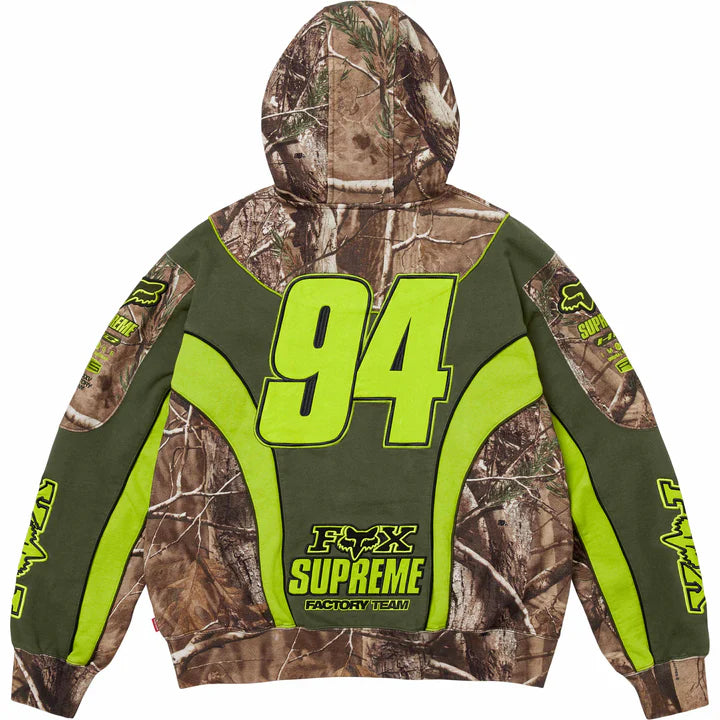 Fox Racing Zip Up Hooded Sweatshirt