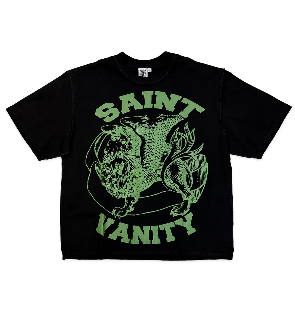 Saint Vanity Griffin Tee Black/Green