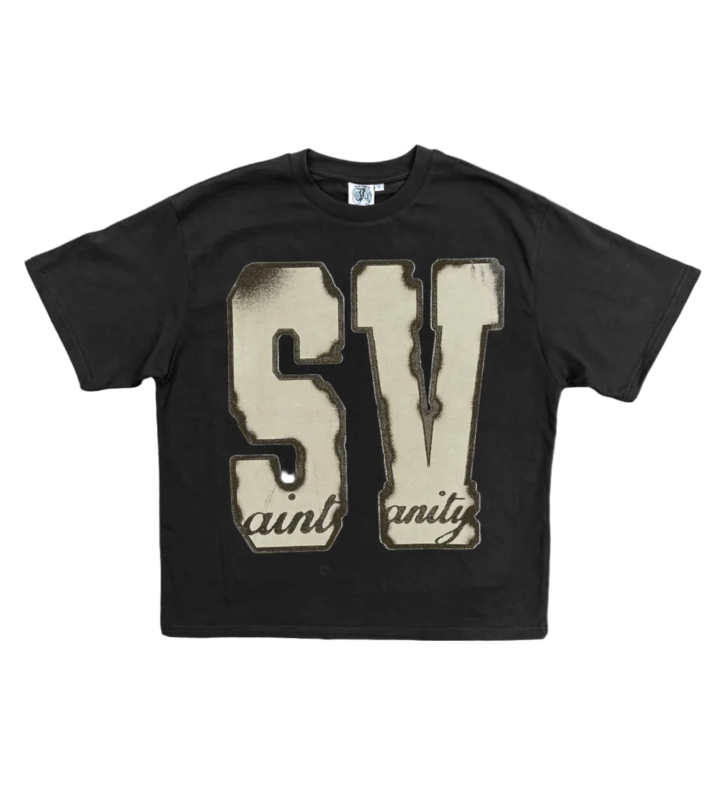 Saint Vanity Logo Tee Black