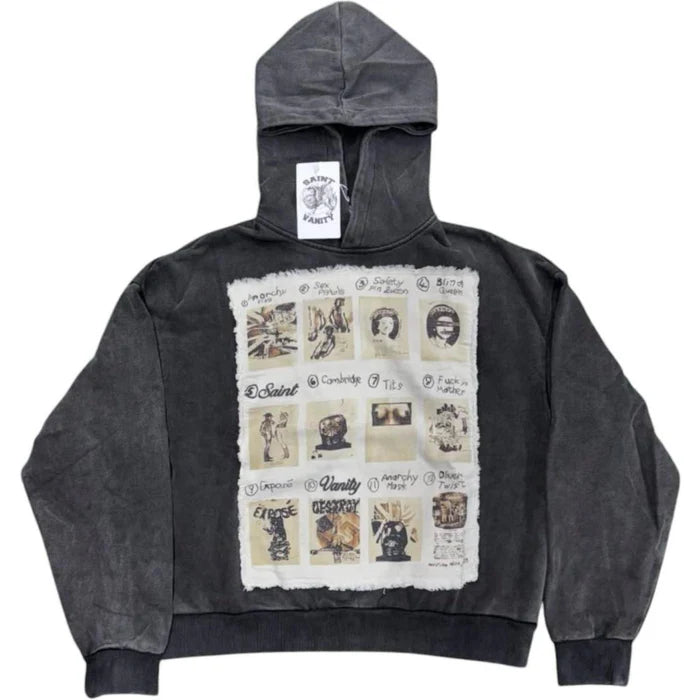 Saint Vanity Van Life Hoodie Grey