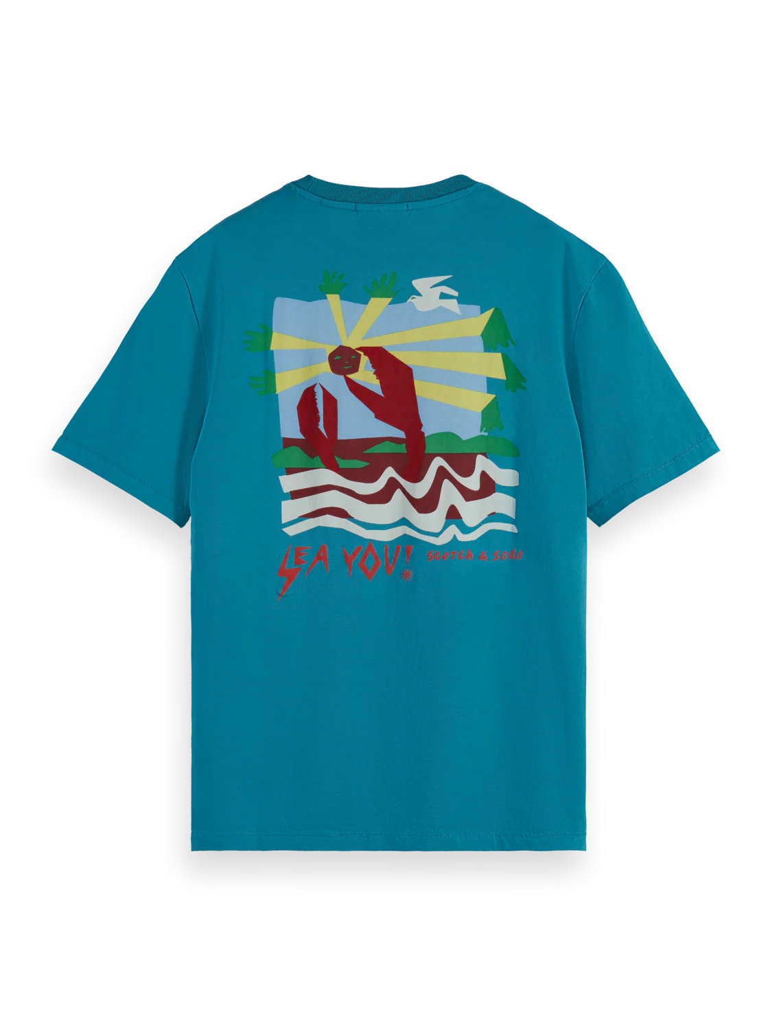 Scotch & Soda Sea You T-Shirt | Petrol Blue