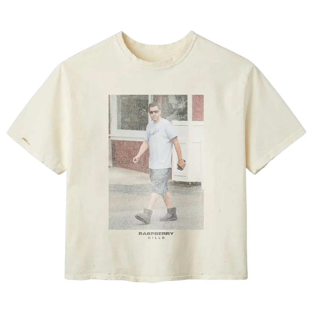 Gold+Vintage Gallery Raspberry Hills 'Adam Sandler' Cream Tee