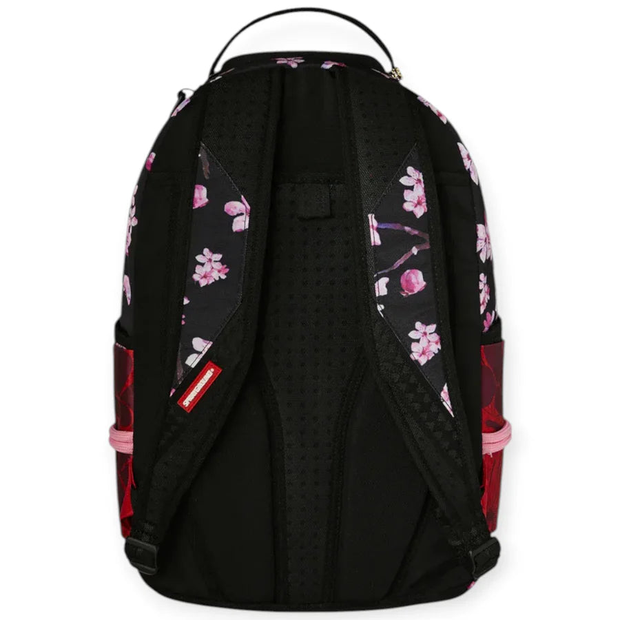 SprayGround Men Sakura Kimono DLXS Backpack Black Pink