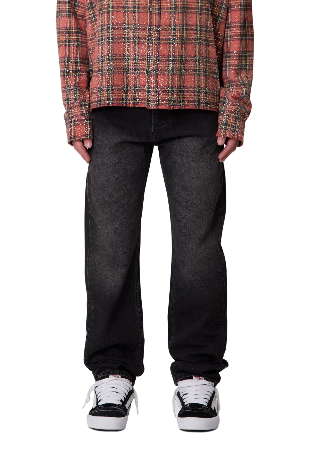 STRAIGHT DENIM western black