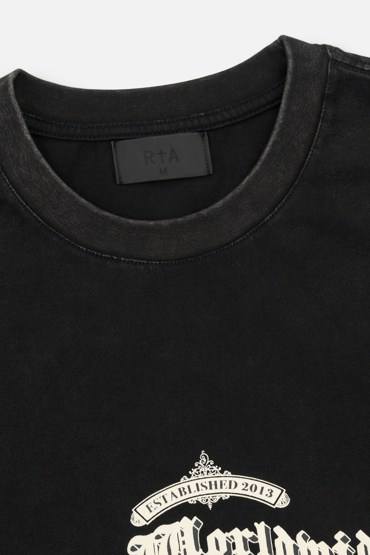 COLIN OVERSIZED SHORT SLEEVE TEE | BLACK RETRO PARADISE