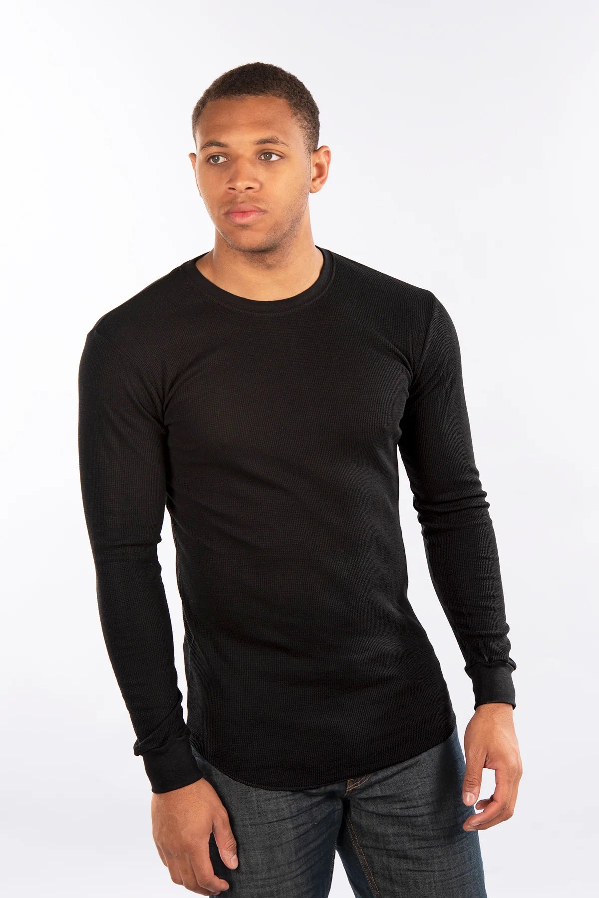 Fitted Thermal Shirt black
