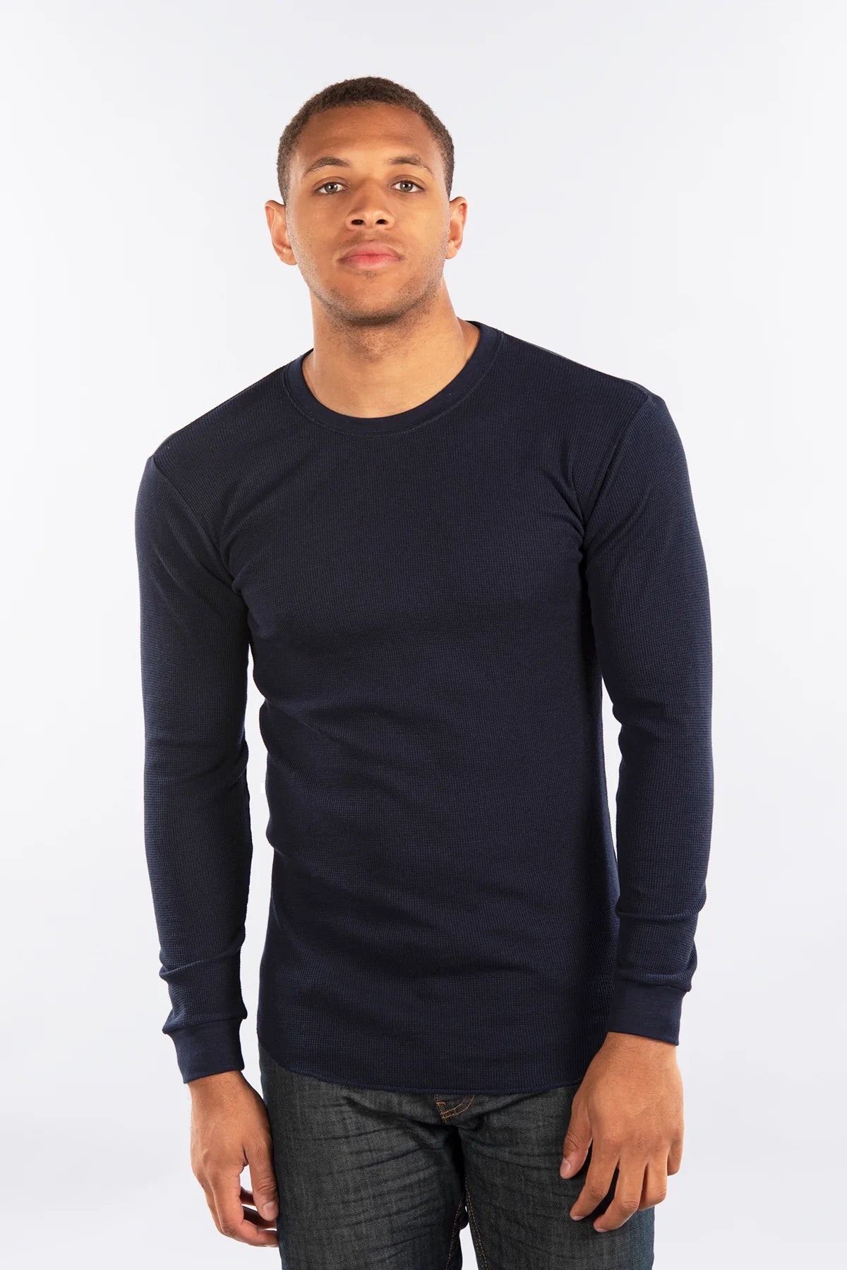 Fitted Thermal Shirt Navy