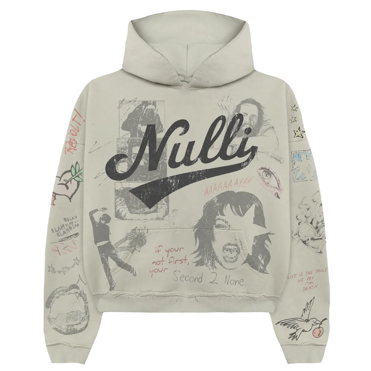 Nulli Rockstar Hoodie Grey