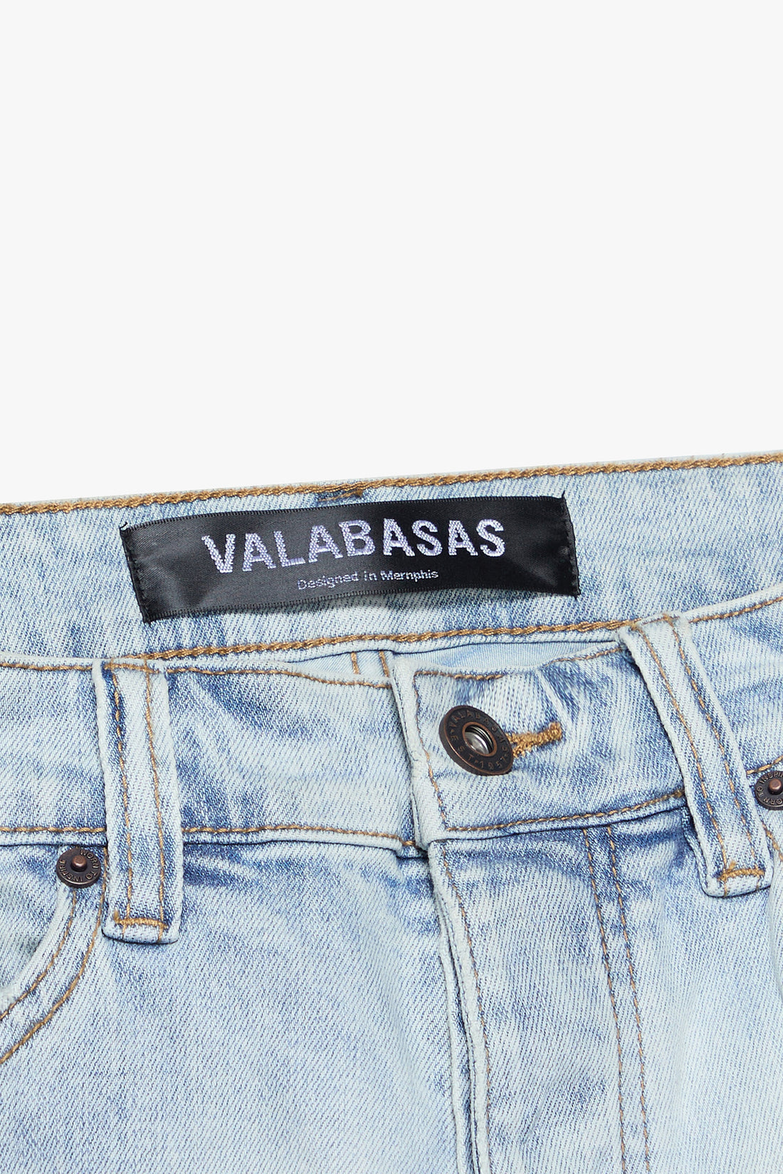 valabasas Prowl Straight Jean Light Blue Washed