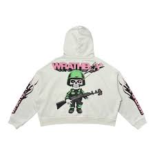 World At War Cropped Hoodie