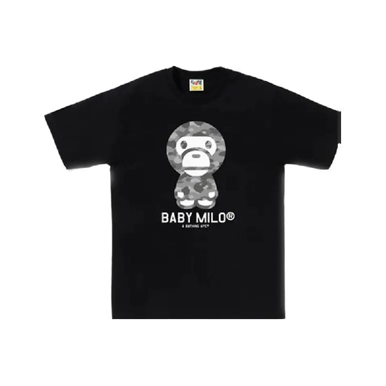 A BATHING APE Honeycomb Camo Baby Milo Tee