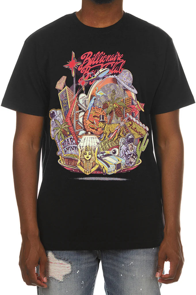 Billionaire Boys Club BB Floating City SS Tee blk