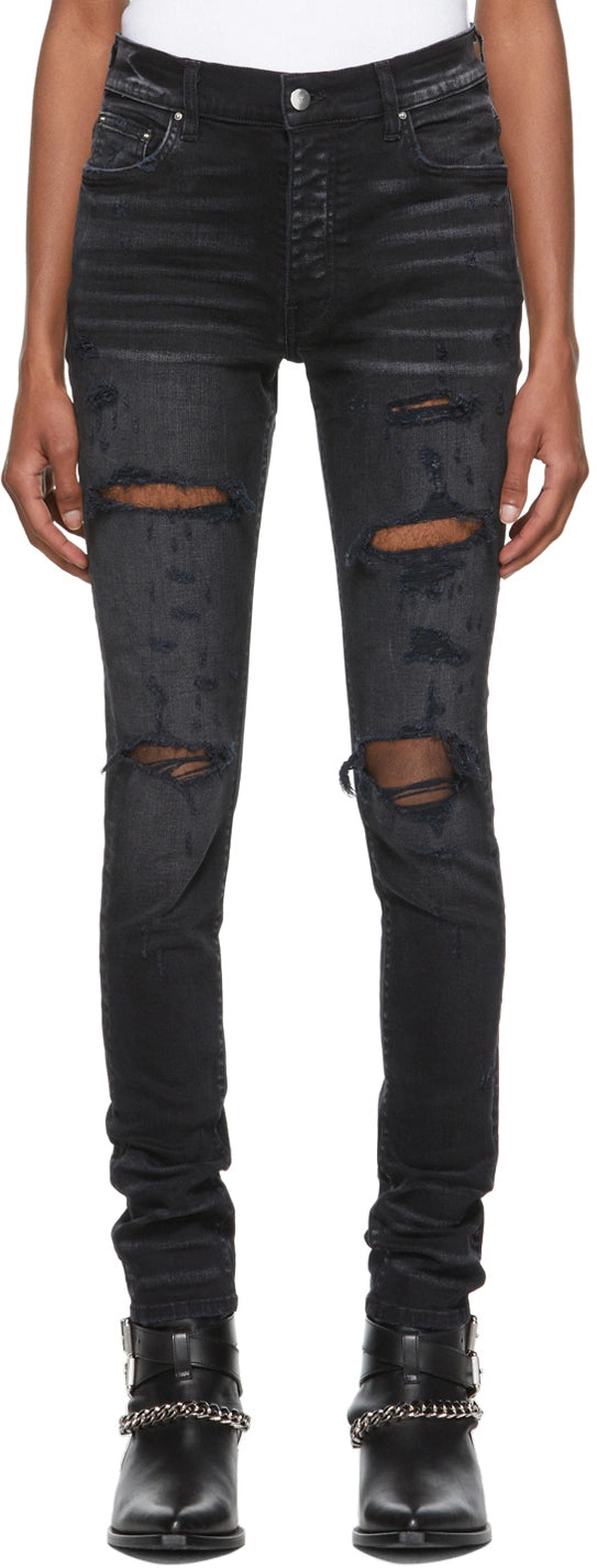 AMIRI Black Thrasher Plus Jeans Amiri
