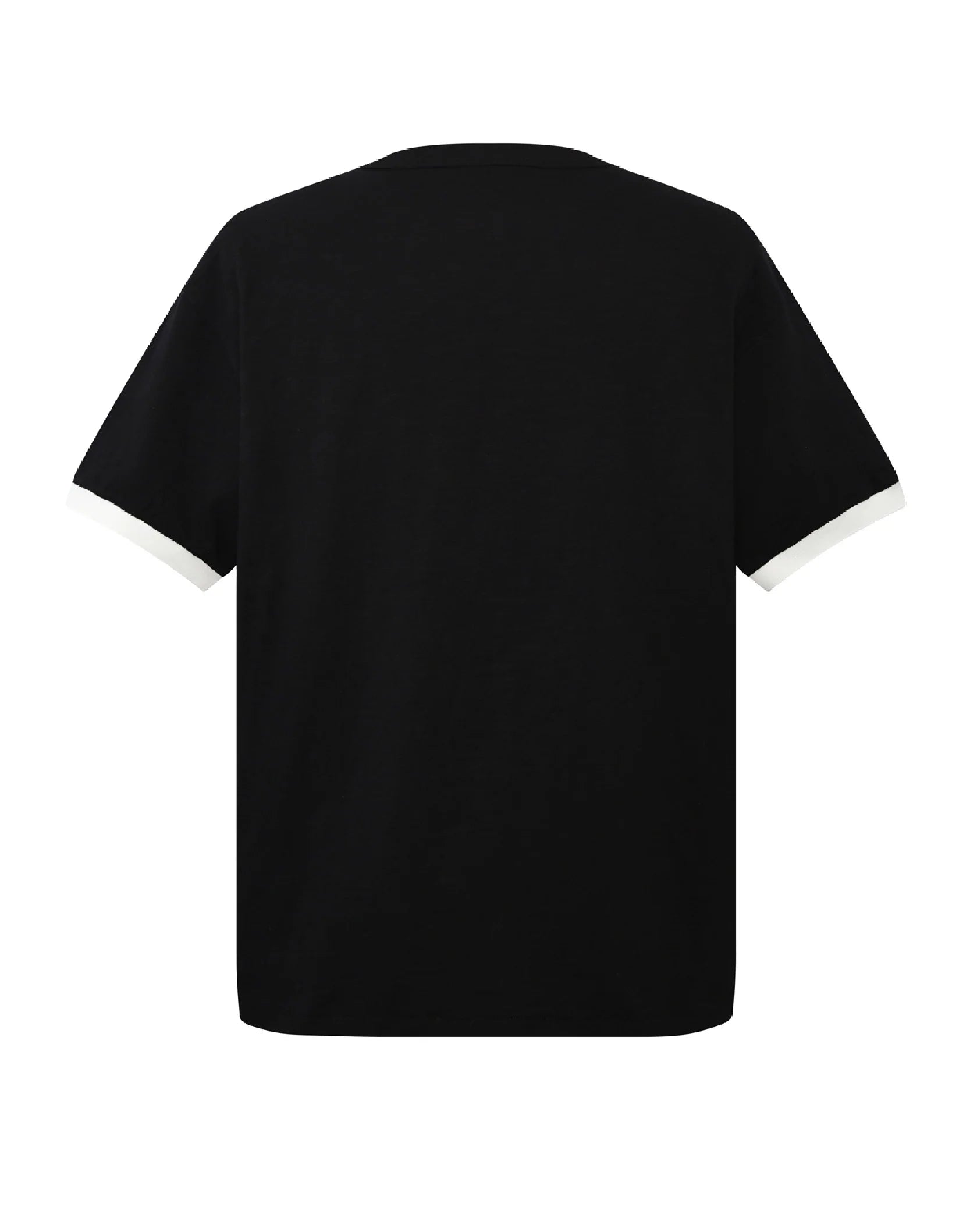 Pearl Patchwork T-Shirt IN BLK