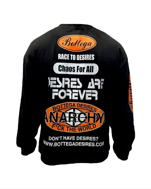 Bottega Desires Race To Desires Long Sleeve T-Shirt