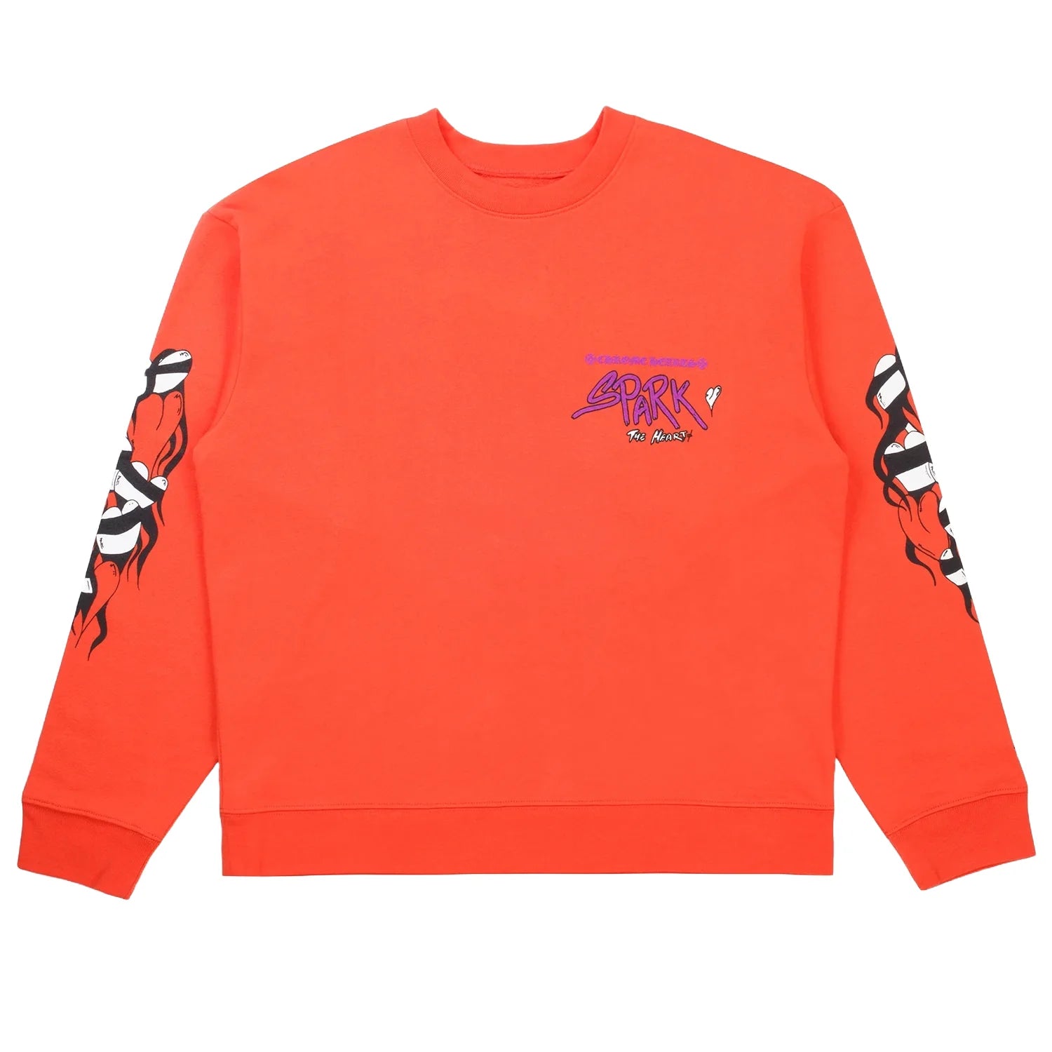 Chrome Hearts Matty Boy Sadistic Lipstick Crewneck 'Red'