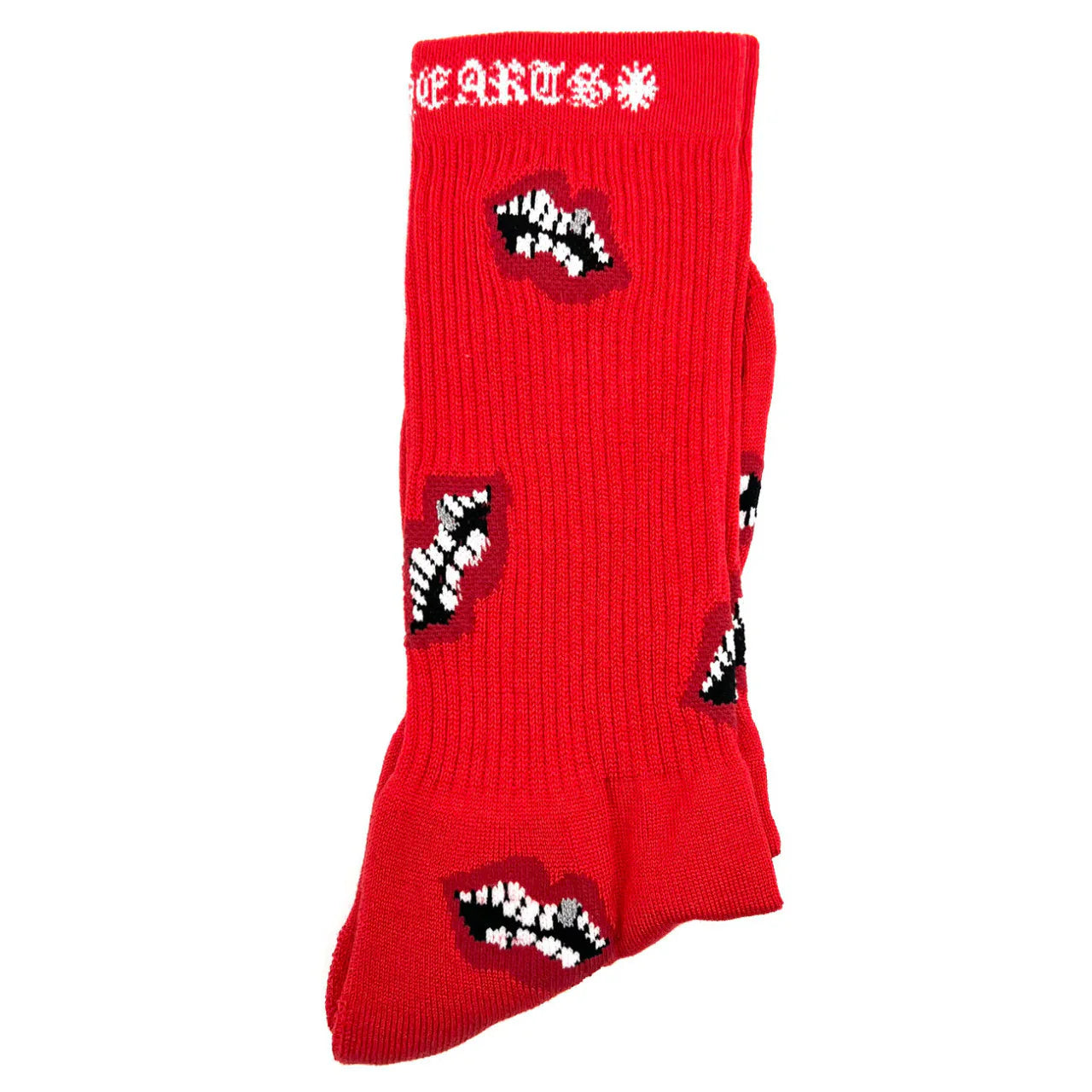 Chrome Hearts Matty Boy Chomper Socks Red