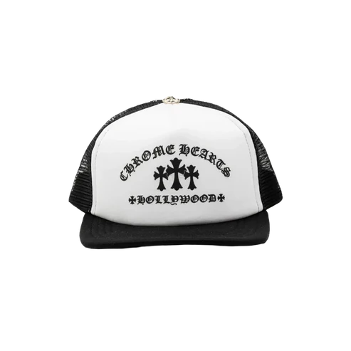 Chrome Hearts King Taco Trucker Hat Black/White