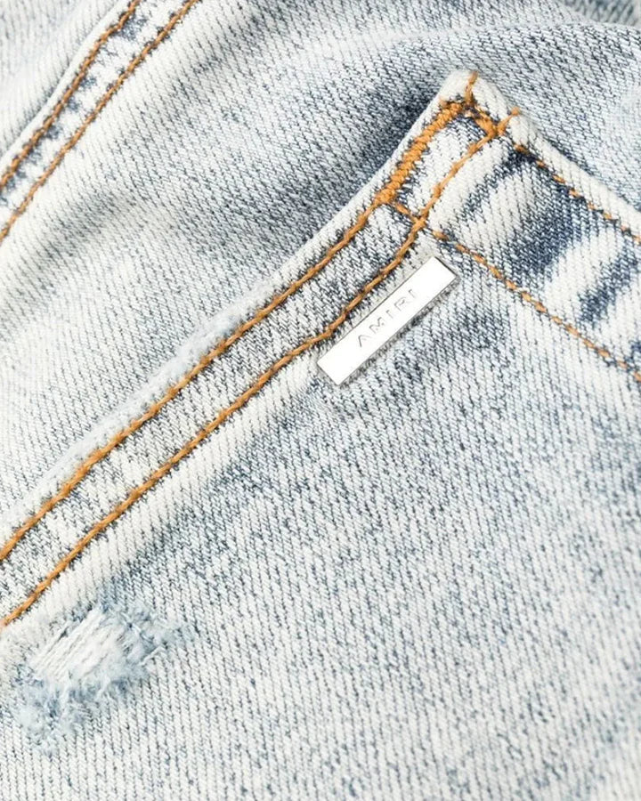 AMIRI MX1 Distressed Jeans Stone Indigo