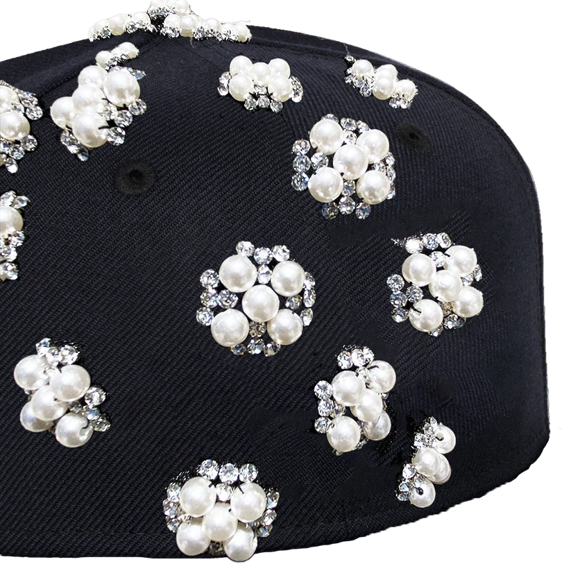 SICKO MONSTER ANGELS TEARS CRYSTALS FITTED CAP