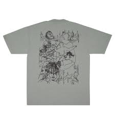 Revenge x Juice Wrld 999 Sketch Tee Sage