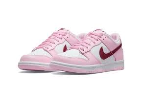 Nike Dunk Low Pink Foam Red White