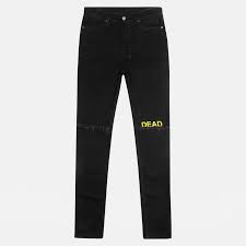 Ksubi Van Winkle Laid Black Dead Jeans Black
