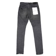 Purple Brand P001 - Worn Black Patchwork, Black