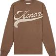 Honor The Gift Script Long-Sleeve Tee 'Grey'